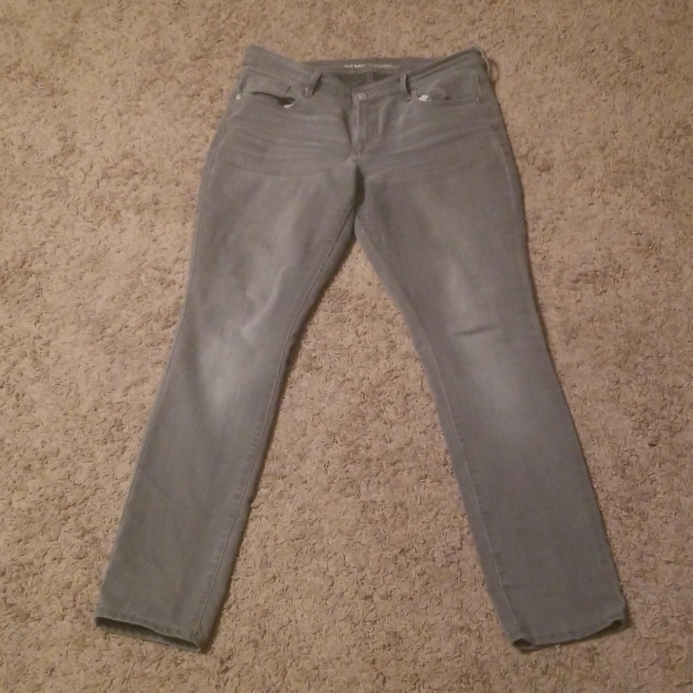 Old Navy gray skinny jeans